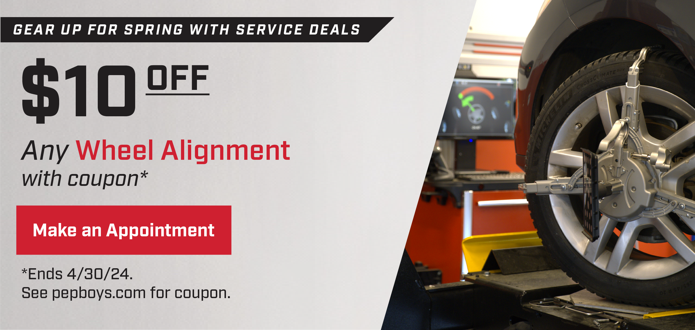 Save on Wheel Alignment Services